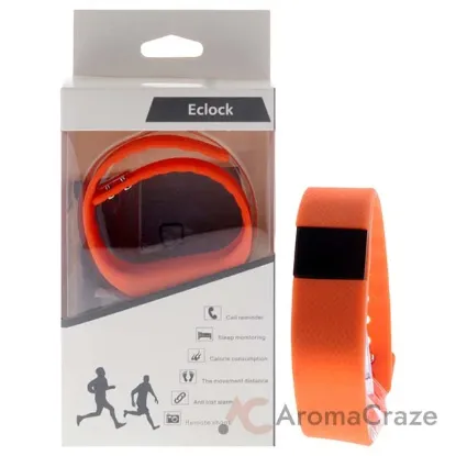 Picture of EK-H2 Health Sports Silicone Bracelet - Orangle by Eclock for Unisex - 1 Pc Bracelet