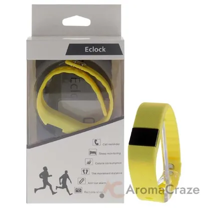 Picture of EK-H3 Health Sports Silicone Bracelet - Yellow by Eclock for Unisex - 1 Pc Bracelet