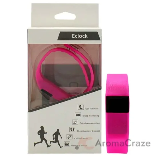 Picture of EK-H6 Health Sports Silicone Bracelet - Pink by Eclock for Unisex - 1 Pc Bracelet
