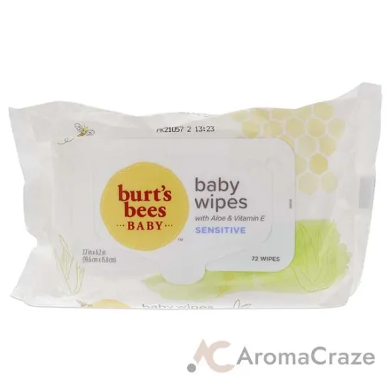 Picture of Baby Bee Wipes by Burts Bees for Kids - 72 Count Wipes