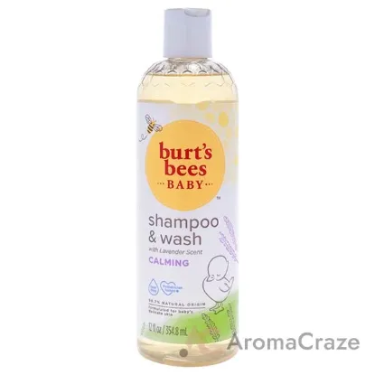 Picture of Baby Shampoo and Wash Calming by Burts Bees for Kids - 12 oz Shampoo and Body Wash