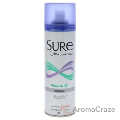 Picture of Aerosol Anti-Perspirant and Deodorant - Unscented by Sure for Unisex - 6 oz Deodorant Spray