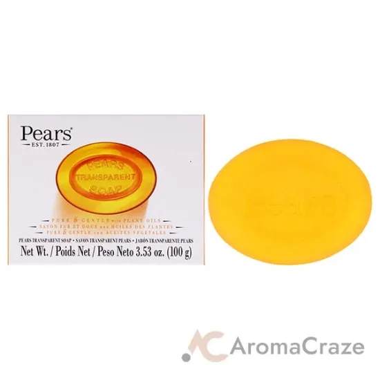 Picture of Pure and Gentle with Glycerin and Naturals Oils - Amber by Pears for Unisex - 3.5 oz Bar Soap