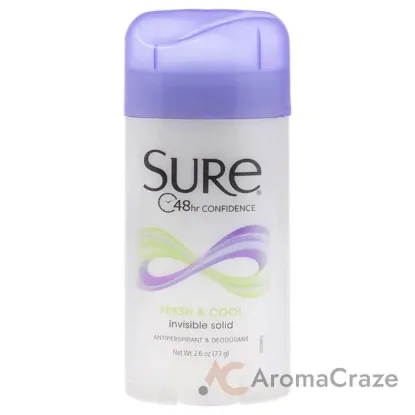 Picture of Invisible Solid Anti-Perspirant Deodorant - Fresh and Cool by Sure for Unisex - 2.6 oz Deodorant Stick