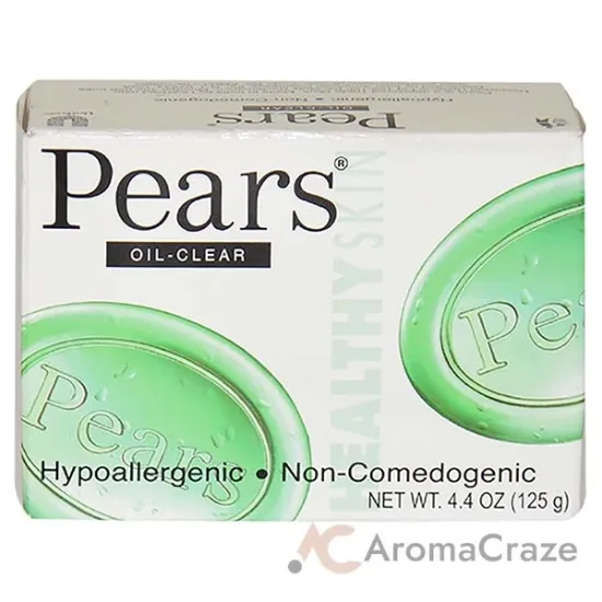 Picture of Pure and Gentle with Glycerin and  Lemon Flower Extracts - Green by Pears for Unisex - 4.4 oz Bar Soap