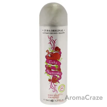 Picture of Cuba Heartbreaker by Cuba for Women - 6.6 oz Body Spray