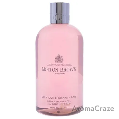 Picture of Bath and Shower Gel - Delicious Rhubarba with Rose by Molton Brown for Women - 10 oz Shower Gel