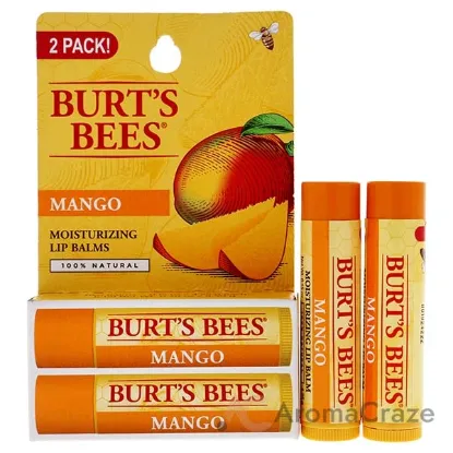 Picture of Mango Moisturizing Lip Balm Twin Pack by Burts Bees for Unisex - 2 x 0.15 oz Lip Balm