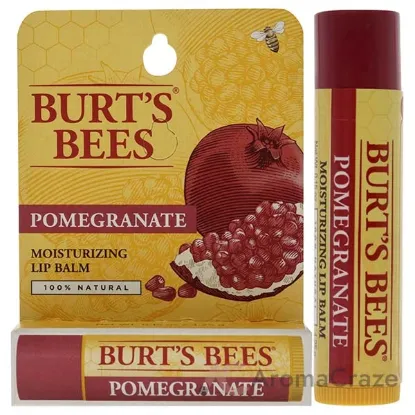 Picture of Pomegranate Moisturizing Lip Balm Blister by Burts Bees for Unisex - 0.15 oz Lip Balm