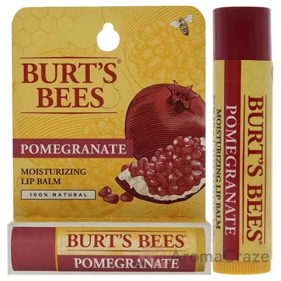 Picture of Pomegranate Moisturizing Lip Balm Blister by Burts Bees for Unisex - 0.15 oz Lip Balm