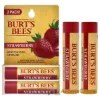 Picture of Strawberry Moisturizing Lip Balm Twin Pack by Burts Bees for Unisex - 2 x 0.15 oz Lip Balm