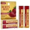 Picture of Strawberry Moisturizing Lip Balm Twin Pack by Burts Bees for Unisex - 2 x 0.15 oz Lip Balm