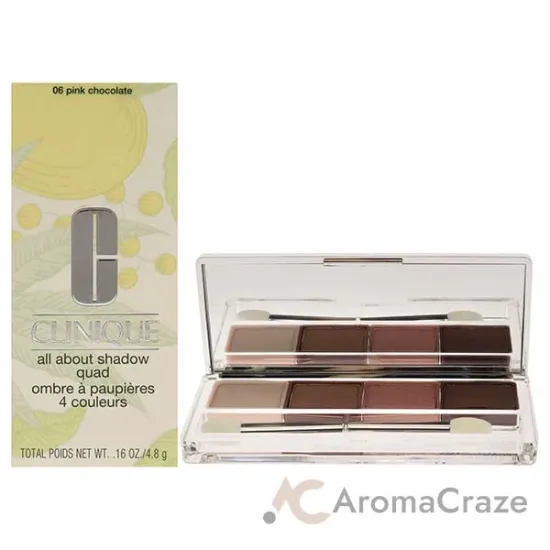 Picture of All About Shadow Quad - 06 Pink Chocolate by Clinique for Women - 0.16 oz Eye Shadow