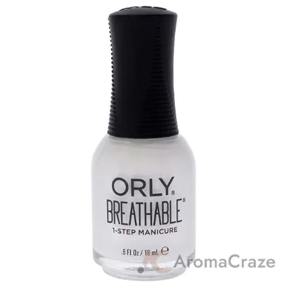 Picture of Breathable 1 Step Manicure - 20956 White Tips by Orly for Women - 0.6 oz Nail Polish