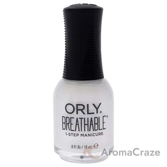 Picture of Breathable 1 Step Manicure - 20956 White Tips by Orly for Women - 0.6 oz Nail Polish