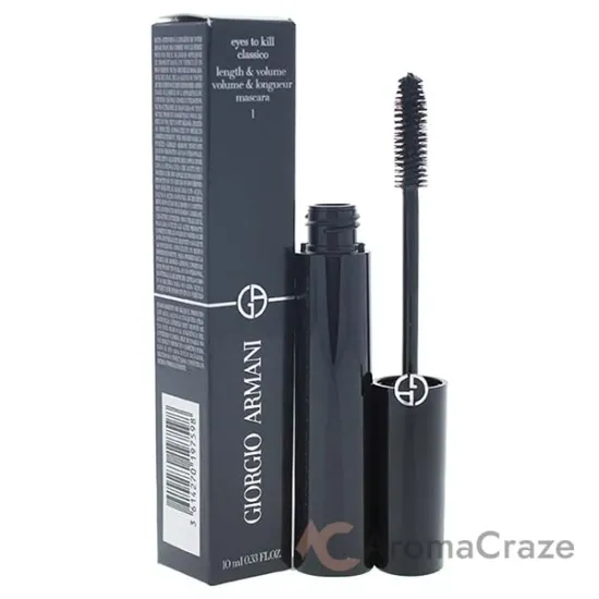 Picture of Eyes To Kill Classico Mascara - # 1 Black by Giorgio Armani for Women - 0.33 oz Mascara