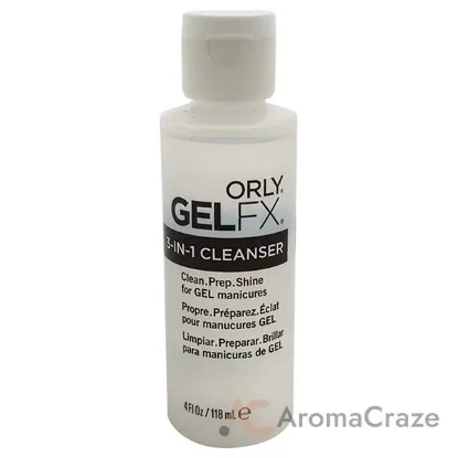 Picture of Gel Fx 3-in-1 Cleanser by Orly for Women - 4 oz Nail Cleanser