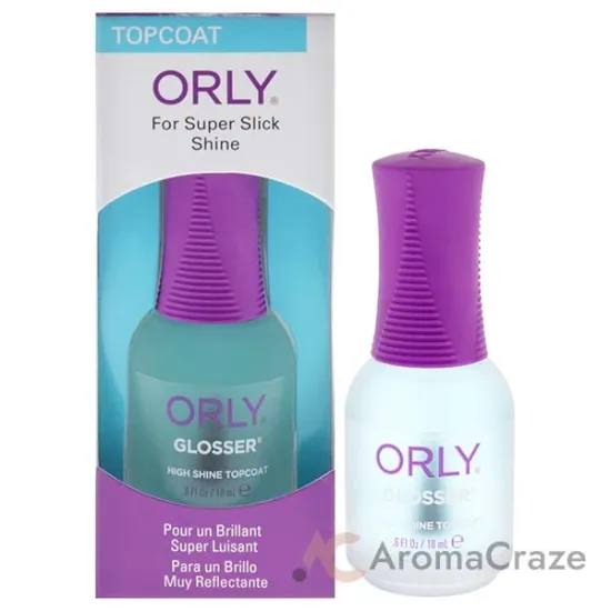 Picture of Glosser High Shine Topcoat by Orly for Women - 0.6 oz Nail Polish