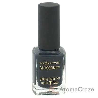 Picture of Glossfinity Nail Polish - 180 Blackout by Max Factor for Women - 0.37 oz Nail Polish