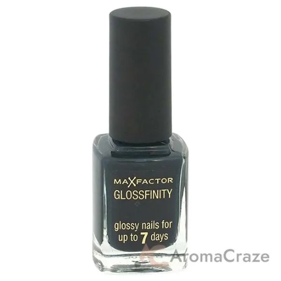 Picture of Glossfinity Nail Polish - 180 Blackout by Max Factor for Women - 0.37 oz Nail Polish