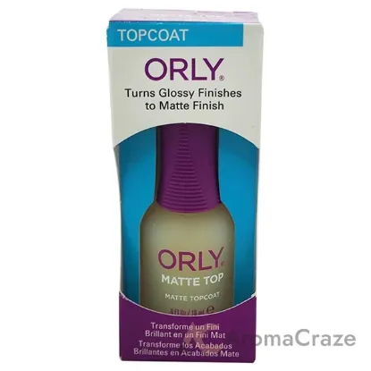 Picture of Matte Top Coat by Orly for Women - 0.6 oz Nail Polish