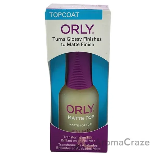 Picture of Matte Top Coat by Orly for Women - 0.6 oz Nail Polish