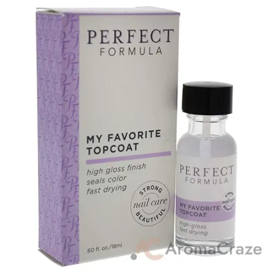 Picture of My Favorite Topcoat by Perfect Formula for Women - 0.6 oz Nail Treatment