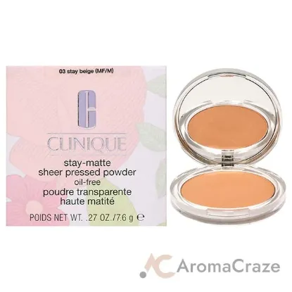 Picture of Stay-Matte Sheer Pressed Powder - 03 Stay Beige by Clinique for Women - 0.27 oz Powder