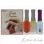 Picture of The Original French Manicure Kit Rose by Orly for Women - 4 Pc Kit 0.3oz Top2 Botton Base Coat Plus Topcoat, 0.3oz Nail Lacquer - White Tips, 0.3oz Nail Lacquer - Bare Rose, Tip Guides - White