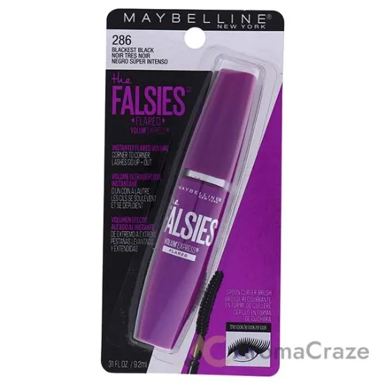 Picture of Volum Express The Falsies Mascara - 286 Blackest Black by Maybelline for Women - 0.31 oz Mascara
