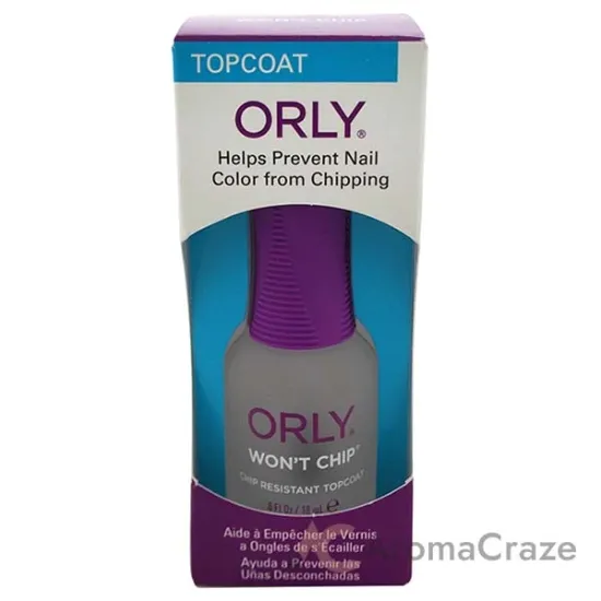 Picture of Wont Chip - Chip Resistant Topcoat by Orly for Women - 0.6 oz Nail Polish