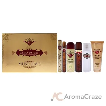 Picture of Cuba Royal by Cuba for Men - 5 Pc Gift Set 3.3oz EDT Spray, 1.17oz EDT Spray, 6.6oz Shower Gel, 3.3oz After Shave, 6.6oz Body Spray