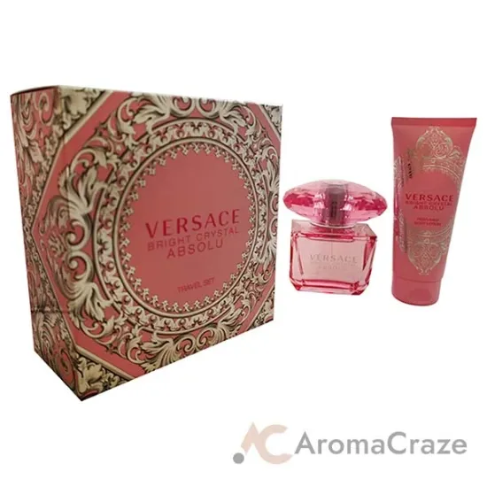 Picture of Bright Crystal Absolu by Versace for Women - 2 Pc Gift Set 3oz EDP Spray, 3.4oz Body Lotion