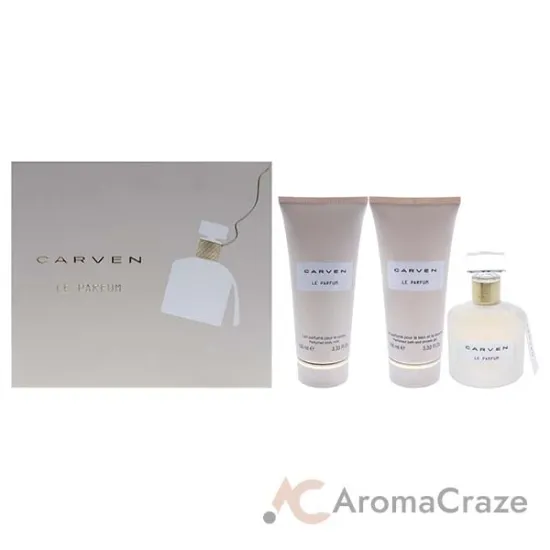 Picture of Le Parfum by Carven for Women - 3 Pc Gift Set 3.33oz EDP Spray, 3.33oz Perfumed Body Milk, 3.33oz Perfumed Bath and Shower Gel