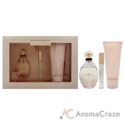 Picture of Lovely by Sarah Jessica Parker for Women - 3 Pc Gift Set 3.4oz EDP Spray, 0.34oz EDP RollerBall, 6.7oz Body Lotion
