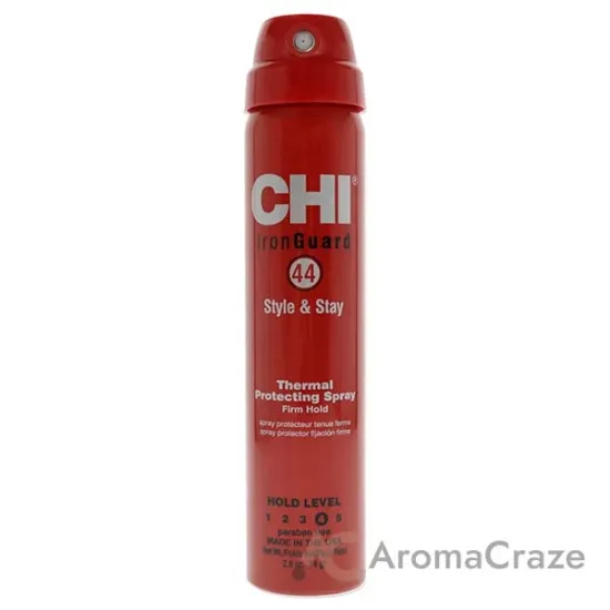 Picture of 44 Iron Guard Style Stay Firm Hold Protecting Spray by CHI for Unisex - 2.6 oz Hair Spray