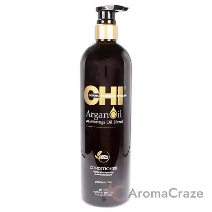 Picture of Argan Oil with Moringa Oil Blend Conditioner by CHI for Unisex - 25 oz Conditioner