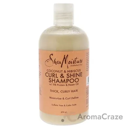 Picture of Coconut Hibiscus Curl and Shine Shampoo by Shea Moisture for Unisex - 13 oz Shampoo