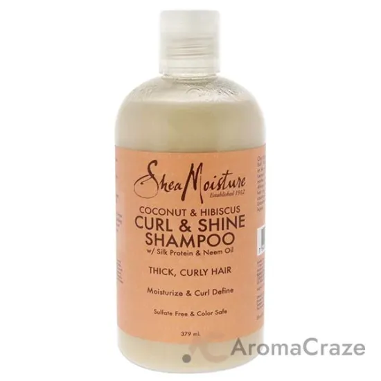 Picture of Coconut Hibiscus Curl and Shine Shampoo by Shea Moisture for Unisex - 13 oz Shampoo