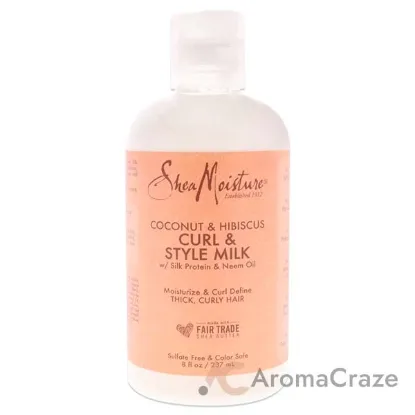 Picture of Coconut Hibiscus Curl Style Milk by Shea Moisture for Unisex - 8 oz Cream
