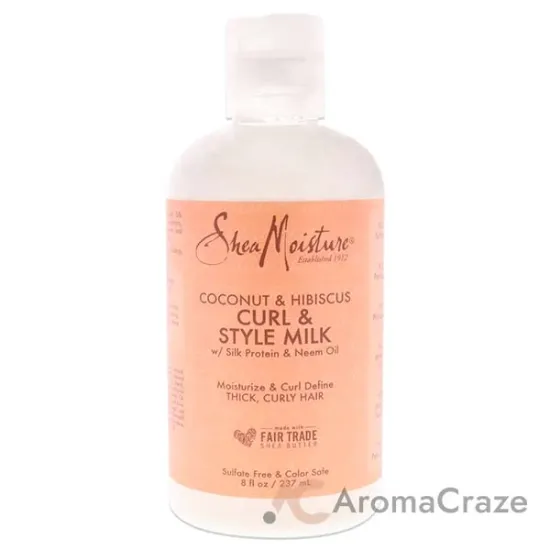 Picture of Coconut Hibiscus Curl Style Milk by Shea Moisture for Unisex - 8 oz Cream