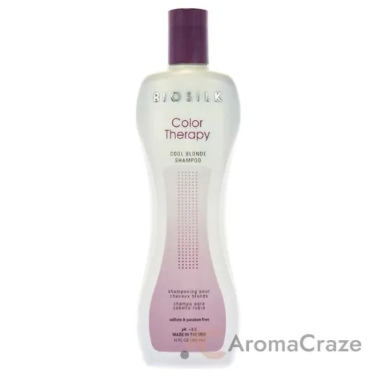 Picture of Color Therapy Cool Blonde Shampoo by Biosilk for Unisex - 12 oz Shampoo