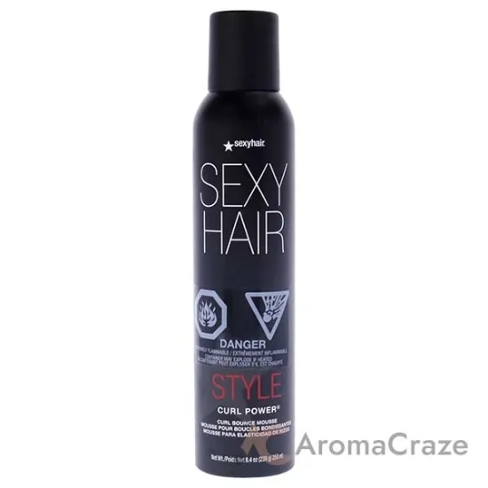 Picture of Curly Sexy Hair Curl Power Spray Foam by Sexy Hair for Unisex - 8.4 oz Mousse