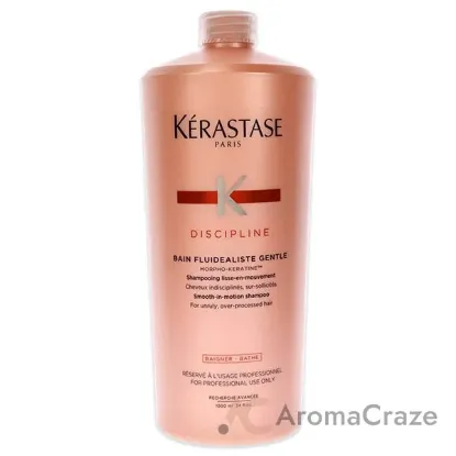 Picture of Discipline Bain Fluidealiste No Sulfates Smooth-in-Motion Shampoo by Kerastase for Unisex - 34 oz Shampoo