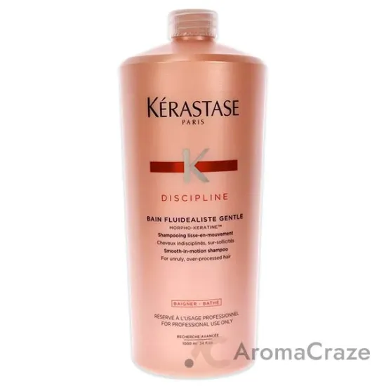 Picture of Discipline Bain Fluidealiste No Sulfates Smooth-in-Motion Shampoo by Kerastase for Unisex - 34 oz Shampoo