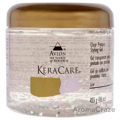 Picture of KeraCare Clear Protein Styling Gel by Avlon for Unisex - 16 oz Gel
