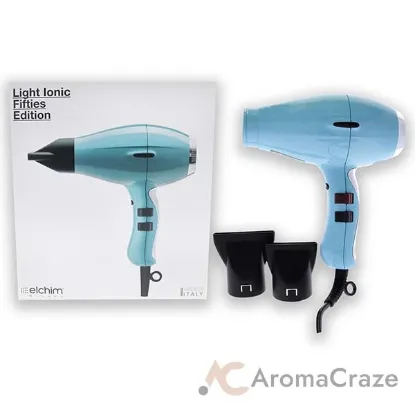 Picture of Light Ionic Fifties Edition Hair Dryer - Light Blue by Elchim for Unisex - 1 Pc Hair Dryer