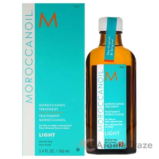 Picture of Moroccan Oil Treatment Light by MoroccanOil for Unisex - 3.4 oz Treatment