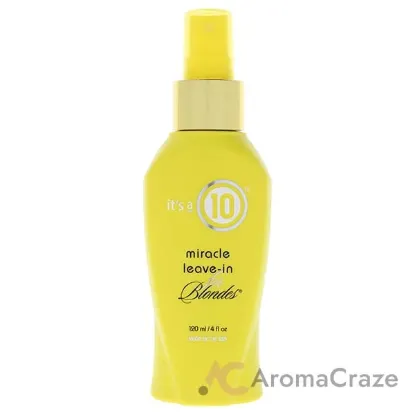 Picture of Miracle Leave-In For Blondes by Its A 10 for Unisex - 4 oz Treatment