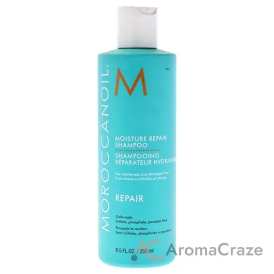 Picture of Moisture Repair Shampoo by MoroccanOil for Unisex - 8.5 oz Shampoo